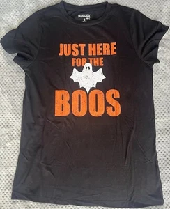 Men’s Halloween Just Here For The Boos Black T-Shirt Size Small Mission Ridge - Picture 1 of 4
