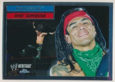 #42 PSICOSIS 2006 Topps WWE Heritage Chrome Wrestling - Image 1 of 2