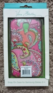 Vera Bradley Snap On Case For Samsung Galaxy S 4 Pink Swirls - Picture 1 of 2