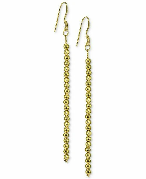 Giani Bernini 18k Gold Plated Sterling Silver Linear Drop Earrings