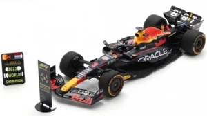Spark Model RED BULL RB19 N.1 2nd QATAR GP 2023 F1 CHAMPION M.VERSTAPPEN W/BOARD - Foto 1 di 1