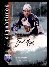 2007-08 Be A Player Signatures #STW Todd White Atlanta Thrashers