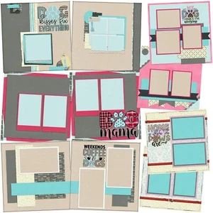DOG MOM - Scrapbook Layout Set - Picture 1 of 6