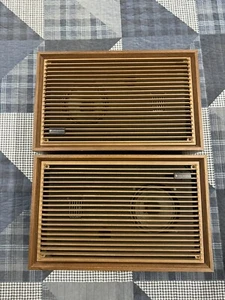 Vintage 90s Kenwood Japan Wooden Teak Beach Modern Speakers KL-2090 Working - Bild 1 von 14