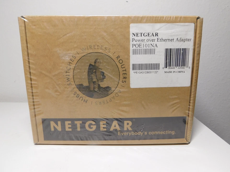 Brand New Sealed NetGear POE101 Power Over Ethernet Adapter 10/100 POE101NA - Image 1 of 1