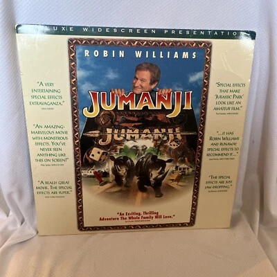 Jumanji (Laserdisc, 1996) Robin Williams - Excellent Condition 💿 - Image 1 of 2