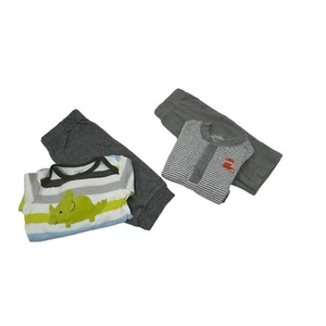 2 Trajes de Bebé - Pantalones de Sudadera, Pantalones Grises, Body Suit y Camisa - Talla - 3 Meses - Imagen 1 de 7
