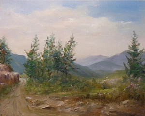Guatemala, South America 8x10 original oil painting by artist Celene Farris - Picture 1 of 3