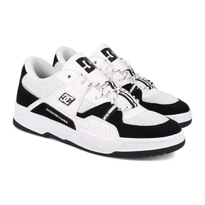DC Shoes Construct Black White Skate Shoes New 40 46 - Picture 1 of 7