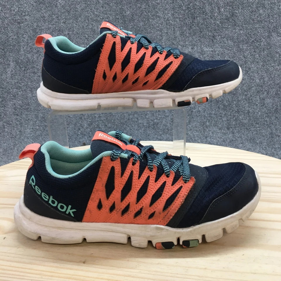 Reebok Shoes Womens 8.5 Yourflex Trainette RS 5.0 Running Sneakers Blue M48888 - Image 1 of 4