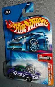 Hot Wheels 2004 #043 First Editions 43 of 100 Tooned Splittin Image Purple PR5s - Picture 1 of 2