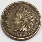 1863 Indian Head Penny Beautiful High Grade Coin Rare Date