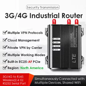 4G LTE Industrial Wireless Router W/SIM Card Slot EC25-AF Mini PCIe for Verizon - Picture 1 of 5