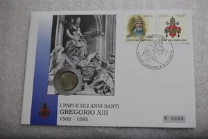 🧠🇻🇦 VATICAN COIN COVER JPII 1997 50 LIRE B58 #19 - Picture 1 of 5