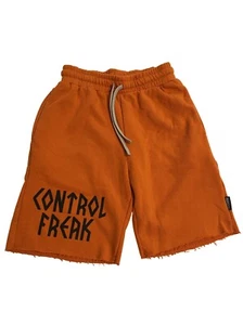 Nununu Control Freak Sweatshorts in Orange Sun - Picture 1 of 2