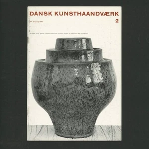 1964 Timo Sarpeneva CERAMICS Danish Crafts Dansk Kunsthåndværk Christian POULSEN - Picture 1 of 11