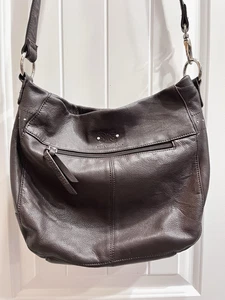 Stone Mountain Genuine Leather Shoulder/Crossbody Bag Women's Dark Brown - Picture 1 of 15