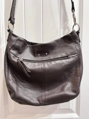 Stone Mountain Genuine Leather Shoulder/Crossbody Bag Women's Dark Brown - Image 1 of 4