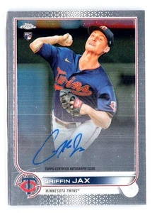 2022 Topps Chrome #RA-GJ Griffin Jax Rookie Autographs - Picture 1 of 2