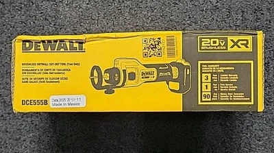 Dewalt DCE555B 20 volt XR Cordless Drywall Cut Out Rotary Tool BRAND NEW - Image 1 of 2
