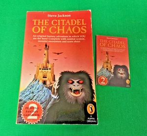 The Citadel of Chaos **Nr MINT TRUE 1st/1st EDITION** Fighting Fantasy Papageientaucher #1 - Bild 1 von 9