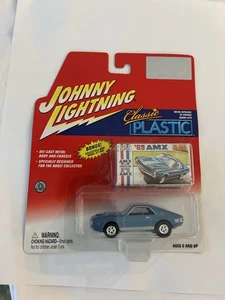 2001 Johnny Lightning 1969 AMC BLUE AMX Classic Plastic, Praying Mantis Vault! - Bild 1 von 7