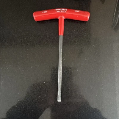 Bondhus 13368 T-Handle Hexagon Allen Key 6mm - Image 1 of 4