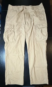 GAP Standard Cargohose Herren 36x32 khaki hellbraun lockere Passform Workwear Utility Baumwolle - Bild 1 von 5