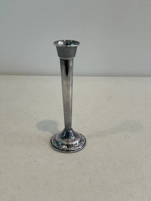 VINTAGE ART DECO GORHAM PLACA DE PRATA Castiçal BUD VASO YC3054 - Imagem 1 de 2