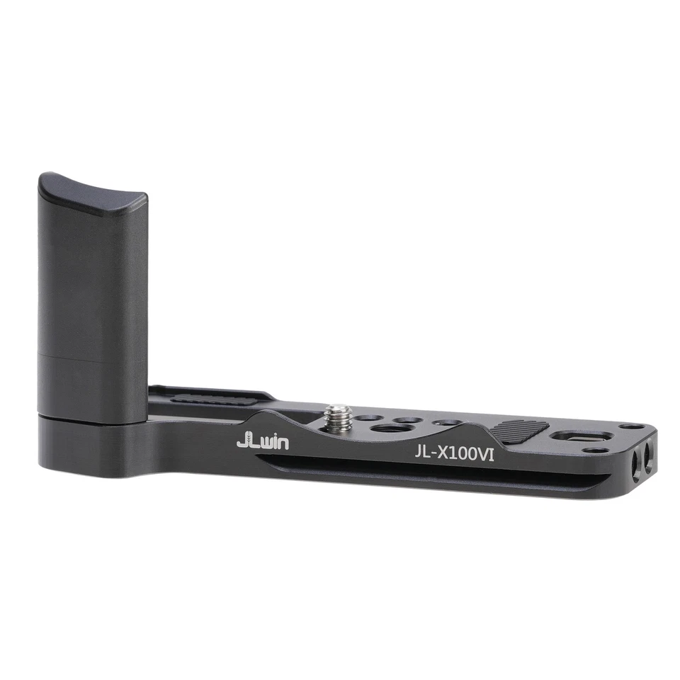 L-Shaped Handle Grip with Aluminum QR Plate for Fuji Fujifilm X100VI Camera - Image 1 of 4