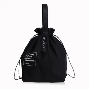 Borsa Porta Pranzo Pieghevole in Tela Isolata con Coulisse Porta Pranzo da Lavoro - Foto 1 di 7