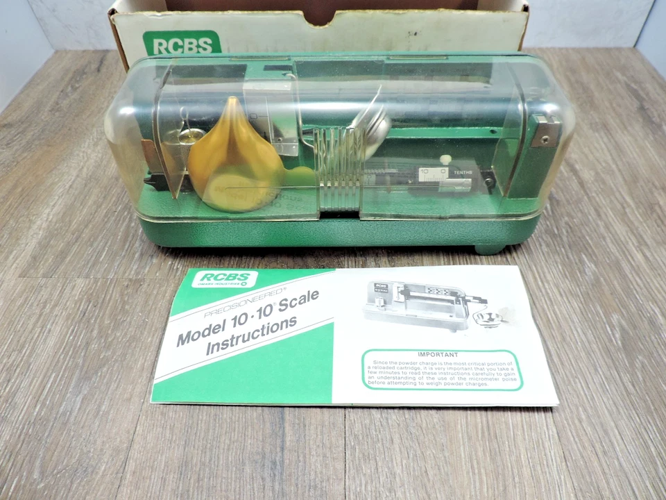 Escala de recarga RCBS modelo 10-10 09073 en caja original con instrucciones Foto 1 de 4