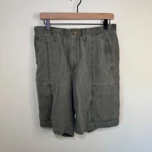 Tommy Bahama Shorts Men's MD Grey Pull On Casual Relax Cargo - Picture 1 of 4