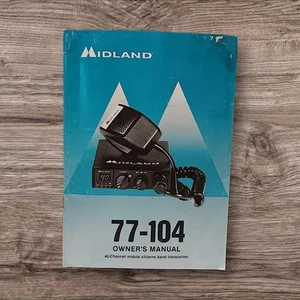 Midland 77-104 MANUALE ORIGINALE 40 canali ricetrasmettitore radio CB mobile - Foto 1 di 5
