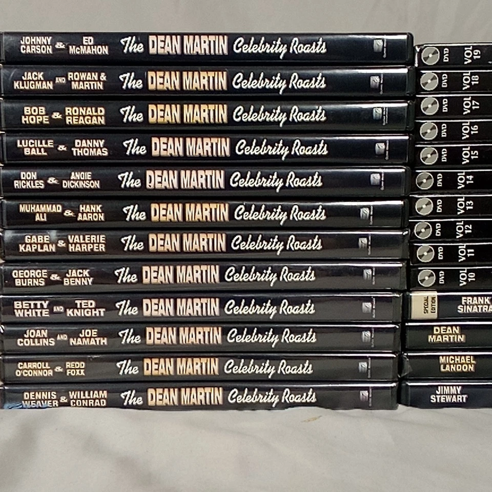 Dean Martin DVDs Celebrity Roasts 16 & Variety Show Collection 10 Lot Red Foxx - Image 1 of 3