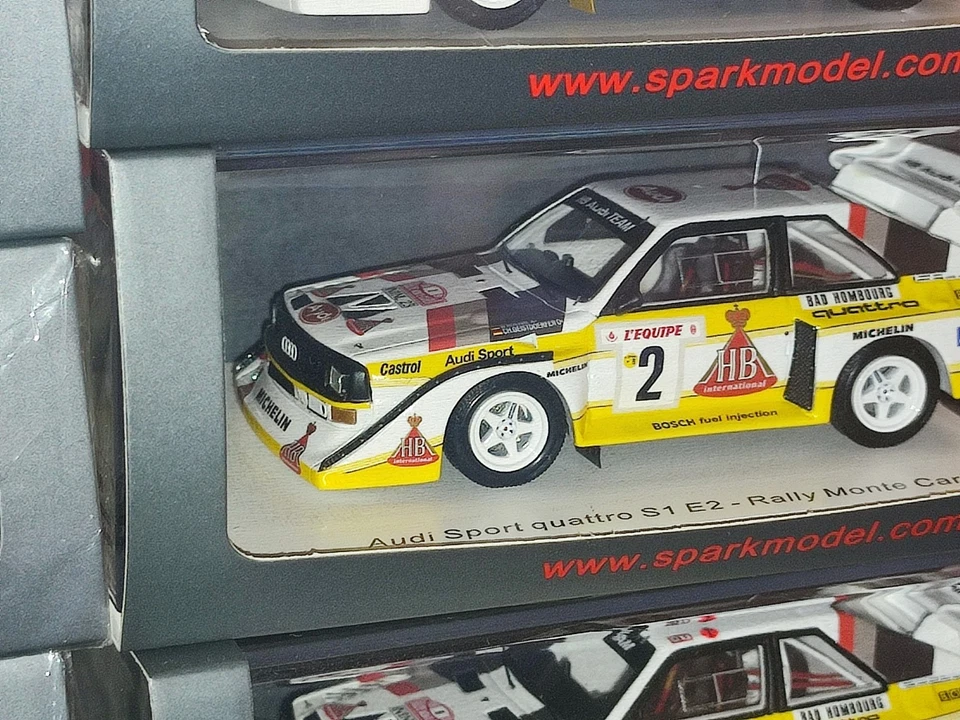 1x Spark S5190 AUDI QUATTRO S1 W.Rohrl WINNER Rally MONTECARLO 1986 - 1:43 Rare - Immagine 1 di 4