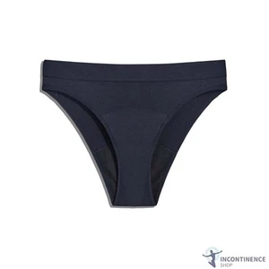 1x Jude Women's Washable French Cut Incontinence Underwear - Black - Extra Large - Picture 1 of 8