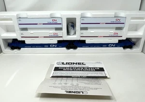 Lionel 6-16912 Canadian National Maxi-Stack FlatCar Intermodal Containers OGauge - Picture 1 of 15