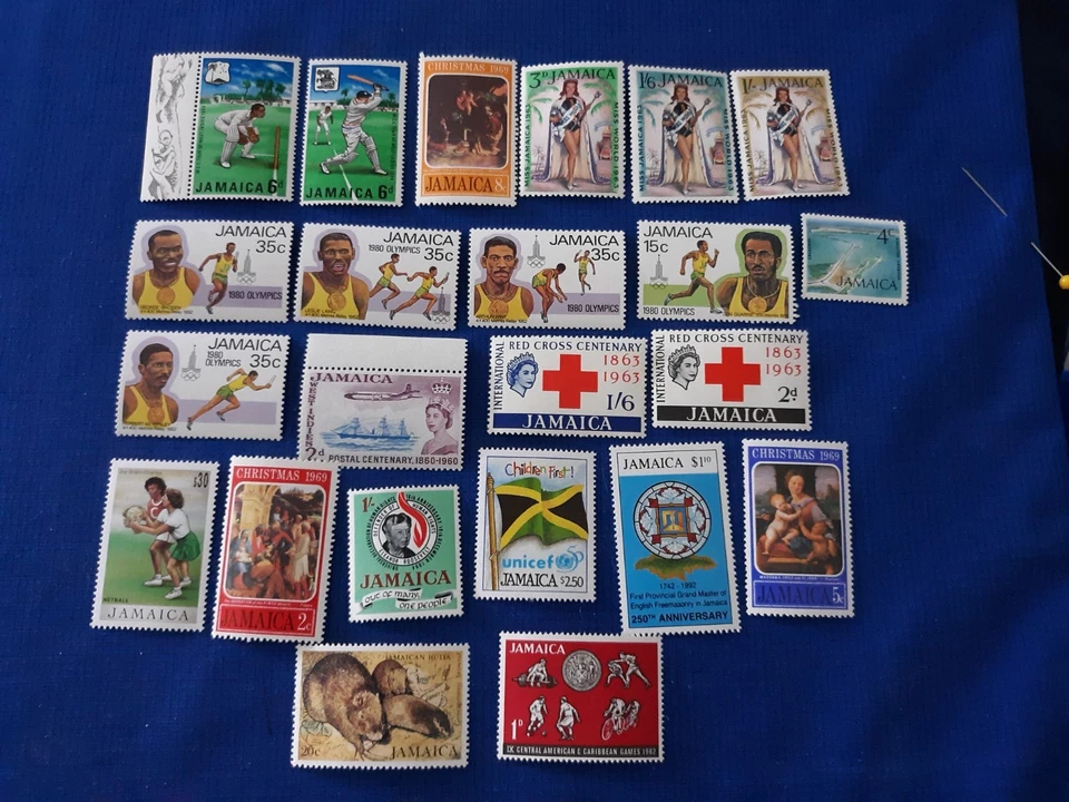 Lote de 25 sellos de Jamaica diff MNH Foto 1 de 1