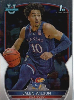 2022-23 Bowman University Chrome #67 Jalen Wilson - Image 1 of 2