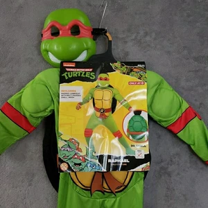 Nickelodeon Teenage Mutant Ninja Turtles 4-in-1 Halloween Costume Raphael Small - Picture 1 of 20