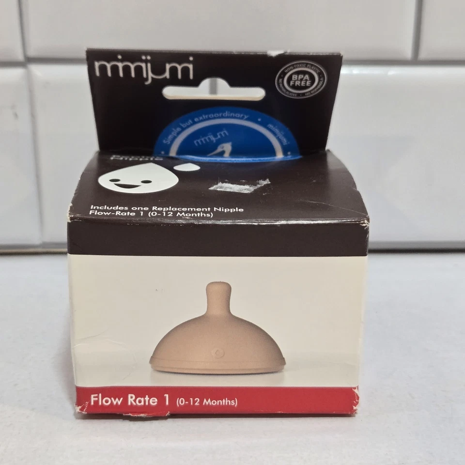 Mimijumi Replacement Nipple Flow Rate 1 (0-12 Months) - Image 1 of 4