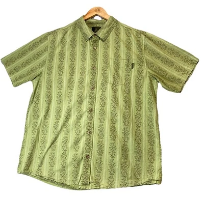 Prana Shirt Organic Cotton Mens L Breathe Hippie Grunge Urban Hiking Retro - Image 1 of 4