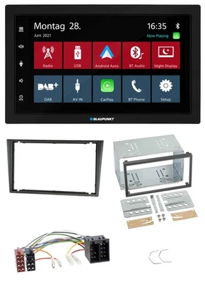 Blaupunkt MP3 Bluetooth DAB 2DIN USB Autoradio für Opel Combo C Corsa C Tigra Me - Bild 1 von 4