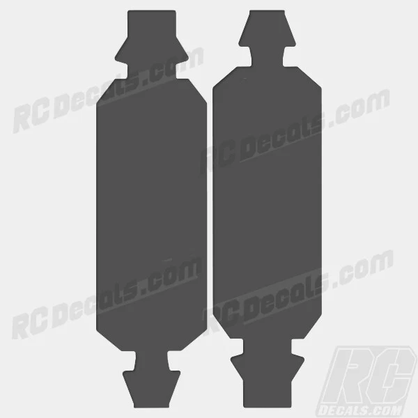 LOSI 5IVE T 4WD TRUCK CHASSIS PROTECTOR WRAP DECAL GRAPHIC DARK GREY LOSB2540 - Image 1 of 1