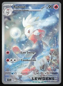 Raboot - 147/142 - Illustration Rare - Stellar Crown - Pokemon Card - 1 - Picture 1 of 2