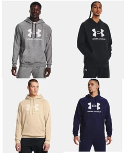 2025 Under Armour Men's UA Rival Fleece Hooded Sweashirt - Picture 1 of 16