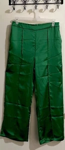 Sincerely Jules Women's XL Wide Leg Lightweight Green Dressy Pants NEW - Picture 1 of 12