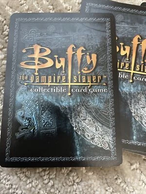 Buffy The Vampire Slayer Collectible Card Game Lot In Plastic Box 270+ Cards - Image 1 of 4