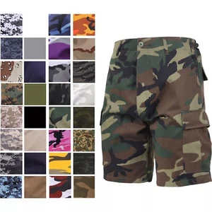 Rothco Tactical BDU Shorts Military Camo Cargo Shorts Army Fatigues Uniform - Picture 1 of 34